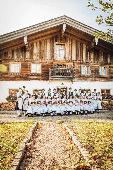 Gruppenfoto der aktiven Trachtler